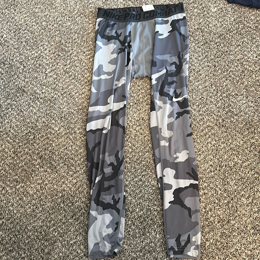 Nike Pro combat tights for training.